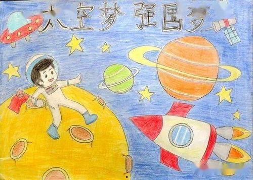 科技绘画一等奖图片,未来世界奇幻画卷