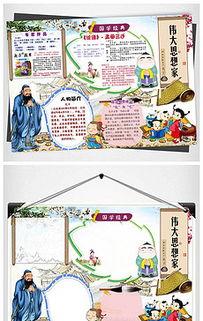 孔子手抄报图片大全集,传承经典，致敬先贤