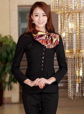 银行工作服女图片大全,女性工作服时尚解析
