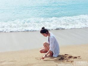 沙滩画心图片大全,浪漫瞬间，永恒记忆