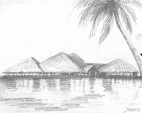 画画图片大全风景素描,自然之美，线条勾勒