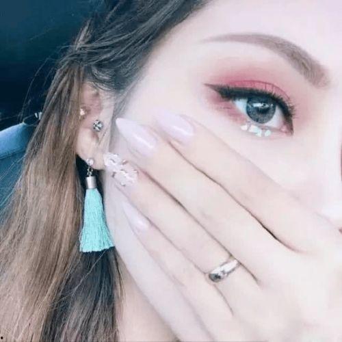 蓝色舞台妆图片大全,时尚与魅力的视觉盛宴